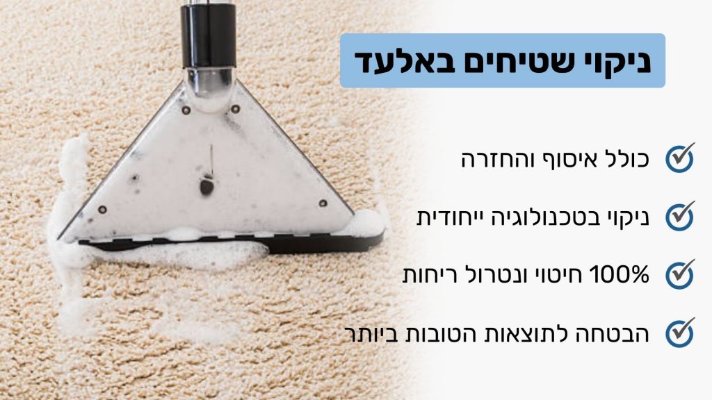 ניקוי שטיחים באלעד