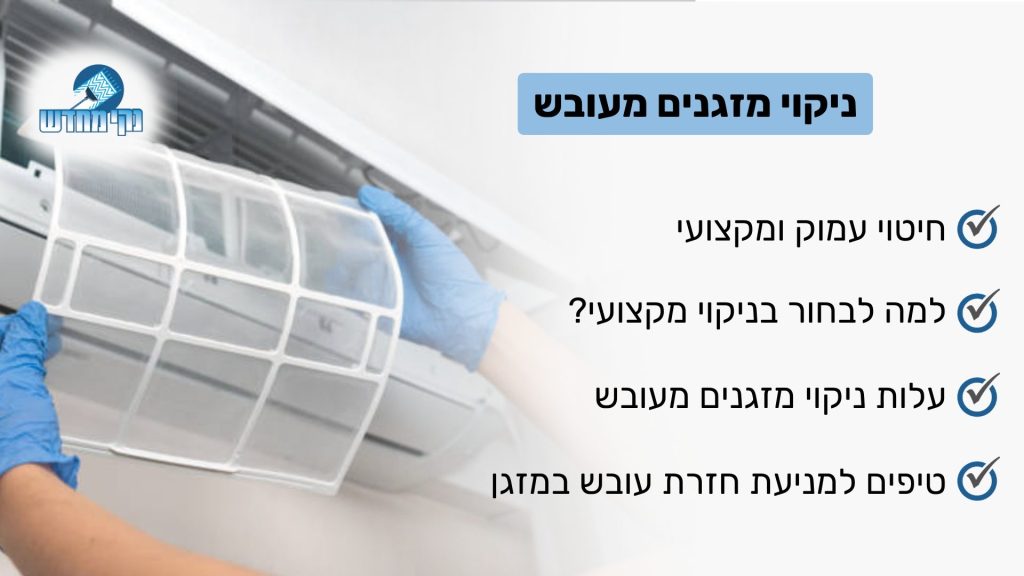 ניקוי מזגנים מעובש